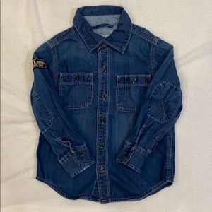 Gap Kids boys button down denim shirt (4years)